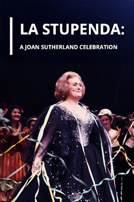 La Stupenda 2026 Sydney show poster featuring a performer in a sparkling gown.