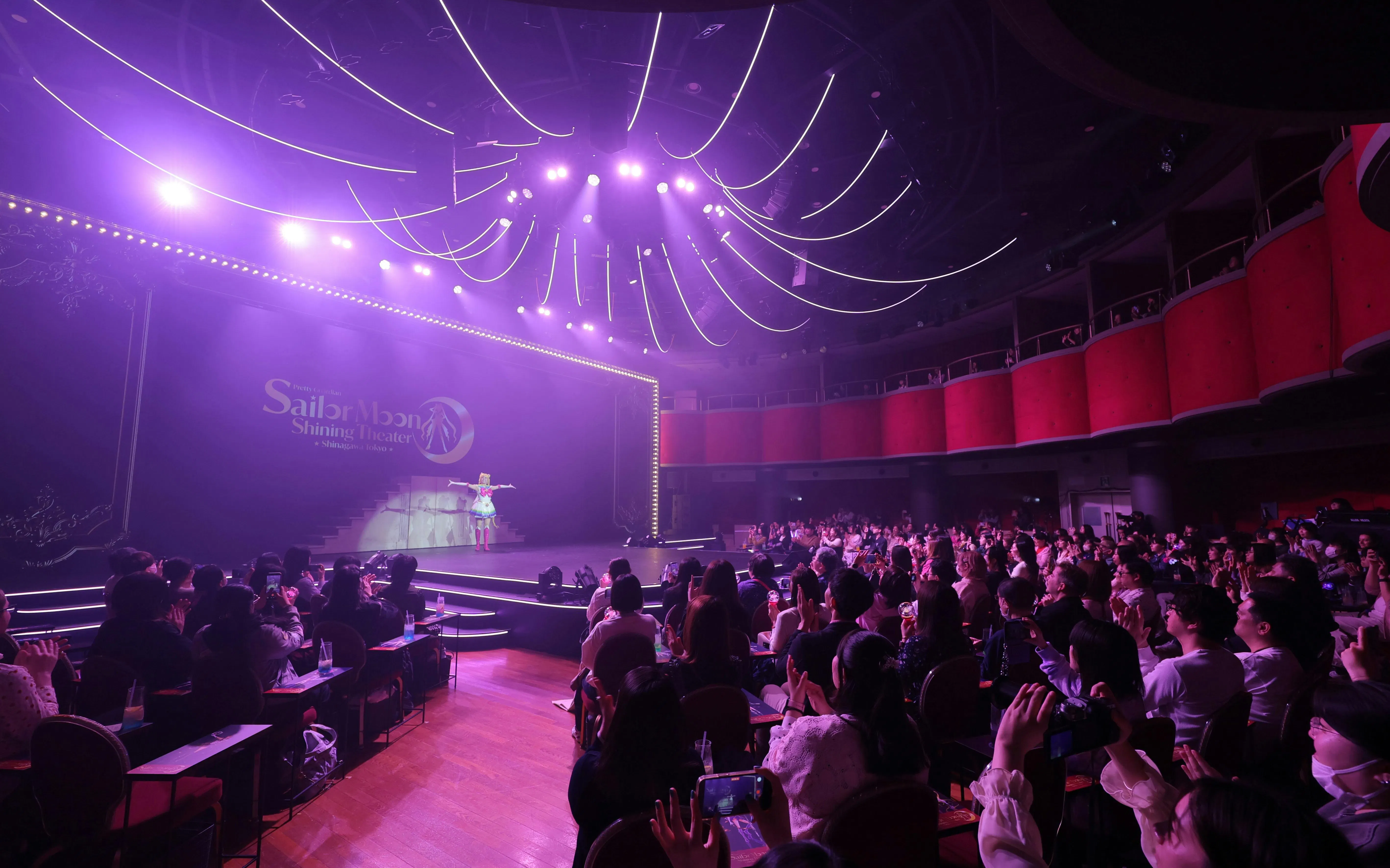 Audience watching Pretty Guardian Sailor Moon Musical at Shining Theater Shinagawa Tokyo.
