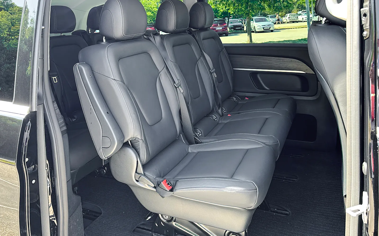 Luxury vehicle interior for Mostar & Kravice Waterfalls tour from Split.