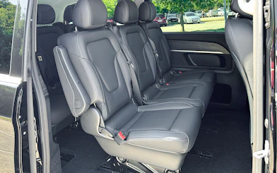 Luxury vehicle interior for Mostar & Kravice Waterfalls tour from Split.