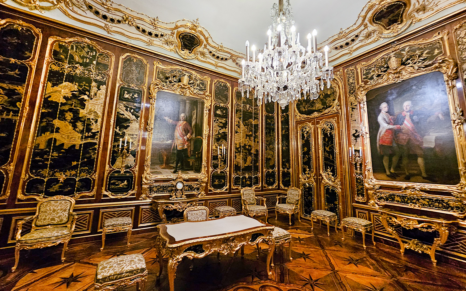 The Vieux-Laque Room at Schönbrunn Palace, Vienna 