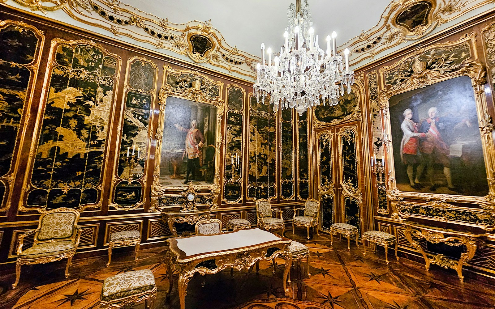 The Vieux-Laque Room at Schönbrunn Palace, Vienna 
