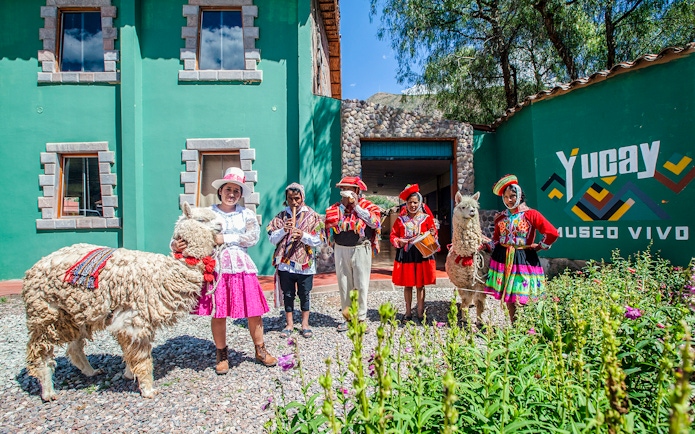 Yucay Museo de Cultura Viva (Yucay Museum of Living Culture), a cultural center located in Yucay within the Sacred Valley of the Incas, Peru