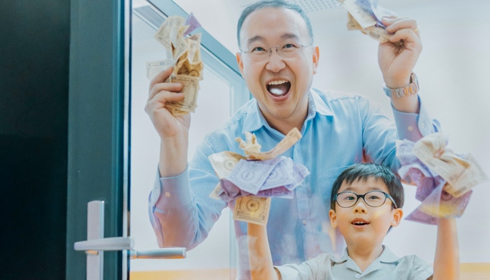 Monopoly-themed attraction entrance in Melbourne with iconic game elements.