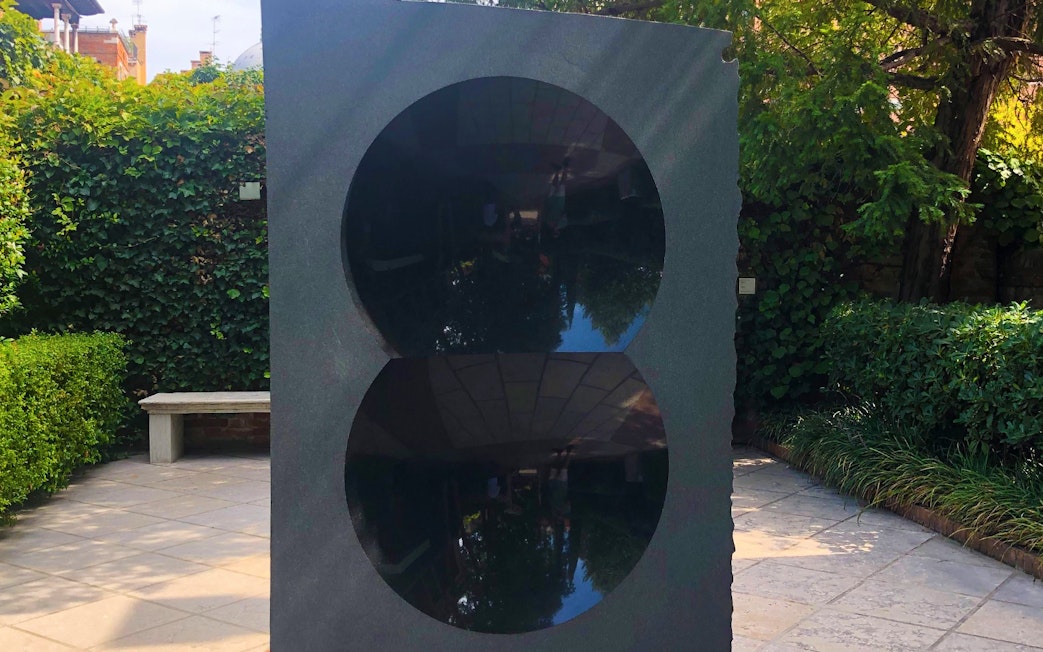 Sculpture in garden at Peggy Guggenheim Collection, Venice.