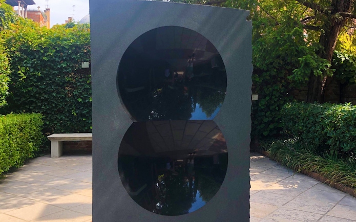 Sculpture in garden at Peggy Guggenheim Collection, Venice.