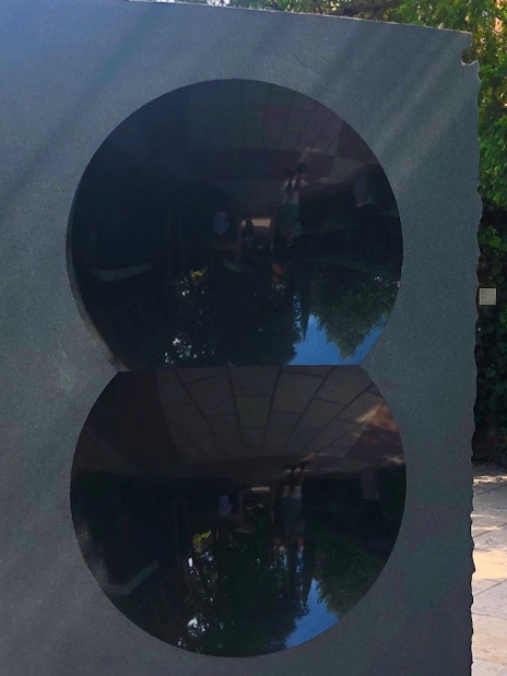 Sculpture in garden at Peggy Guggenheim Collection, Venice.
