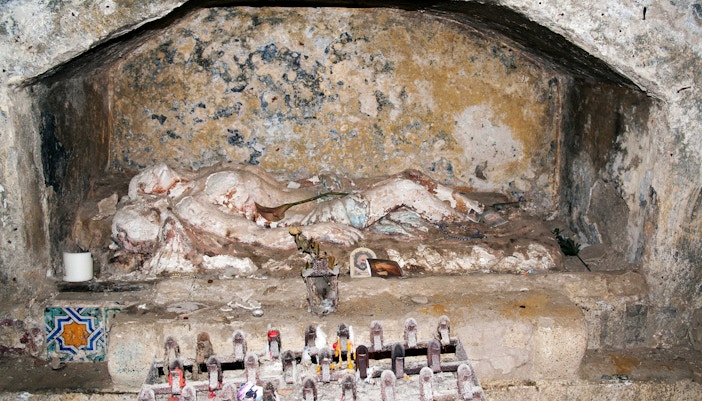 Ancient tombs Catacombs for San Gennaro