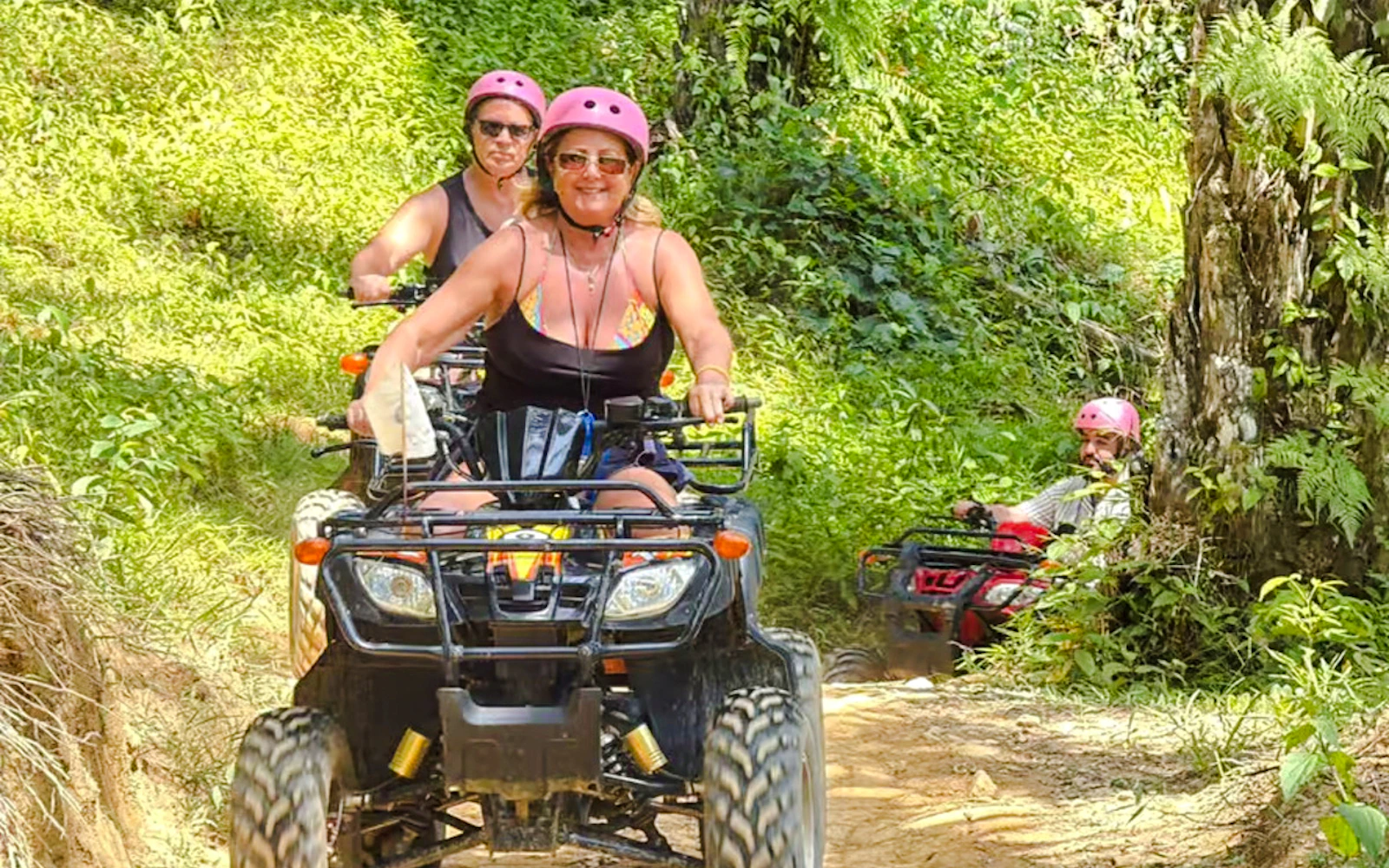 From Phuket: Phang Nga 5-km White-Water Rafting and 30-Min ATV with Zipline and Wat Suwan Khuha Image 2