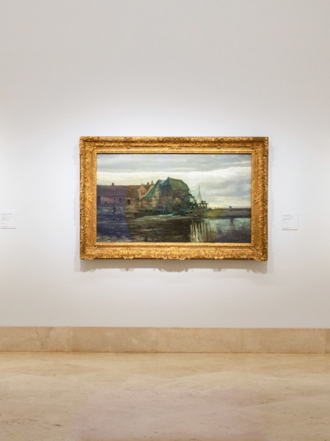 Paintings displayed in Thyssen-Bornemisza Museum gallery, Madrid.