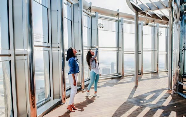 tickets to burj khalifa at the top: level 124 & 125 with meal at rooftop at the burj club-3