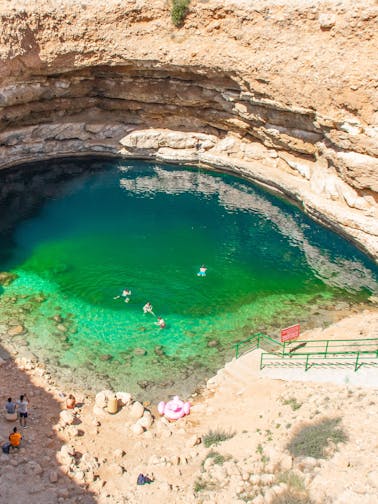 Wadi Shab And Bimmah Sinkhole