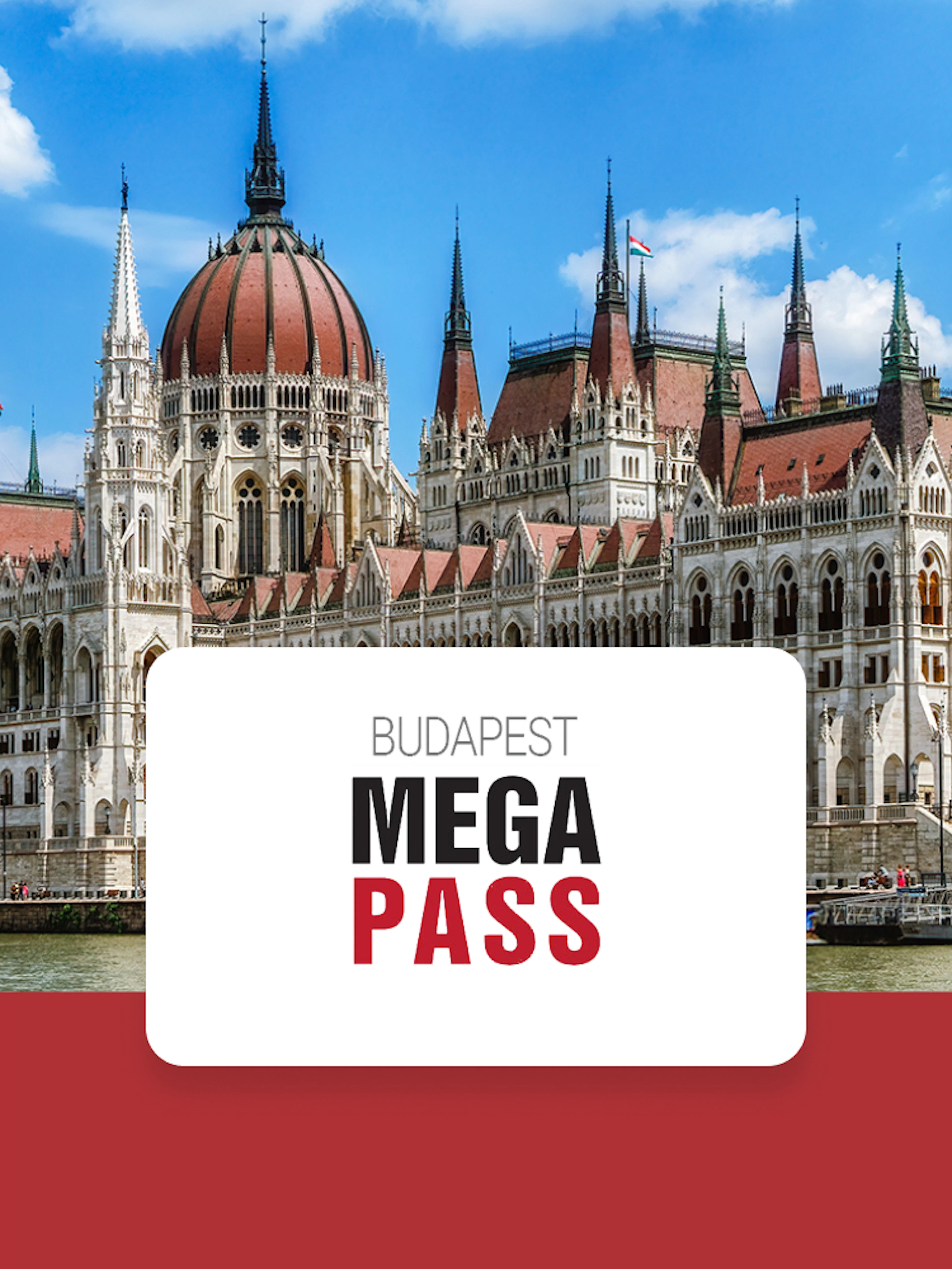 Hungarian Parliament building by the Danube River in Budapest.