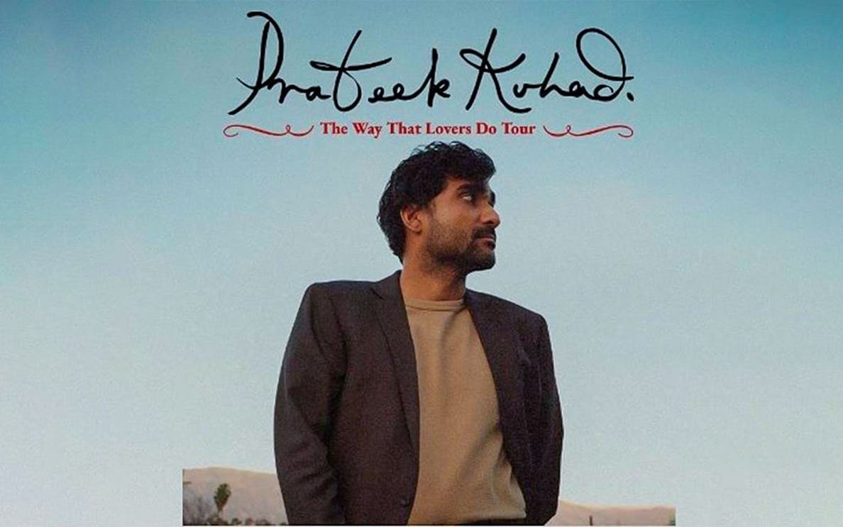 Prateek Kuhad promotional image for The Way That Lovers Do Tour in Dubai