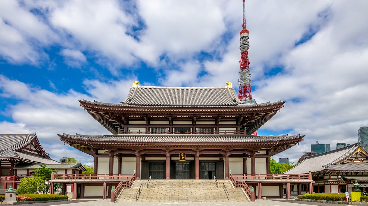 Main hall of the Zojoji Temple
