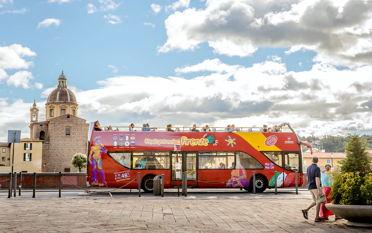 Kombi: Führung durch die Uffizien + Florenz Hop-On Hop-Off Bus Tour — 8