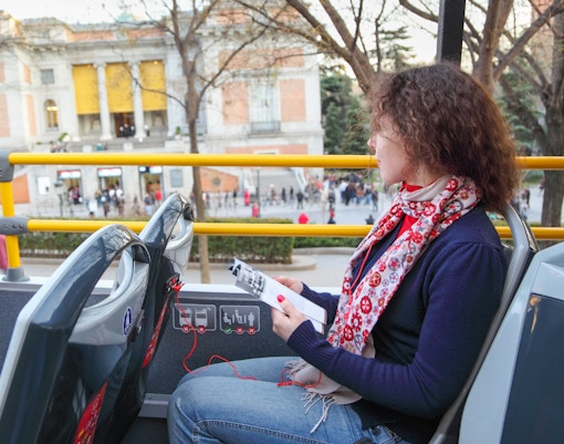 Flamenco dancers performing on stage, Madrid City Tour HOHO Bus experience.
