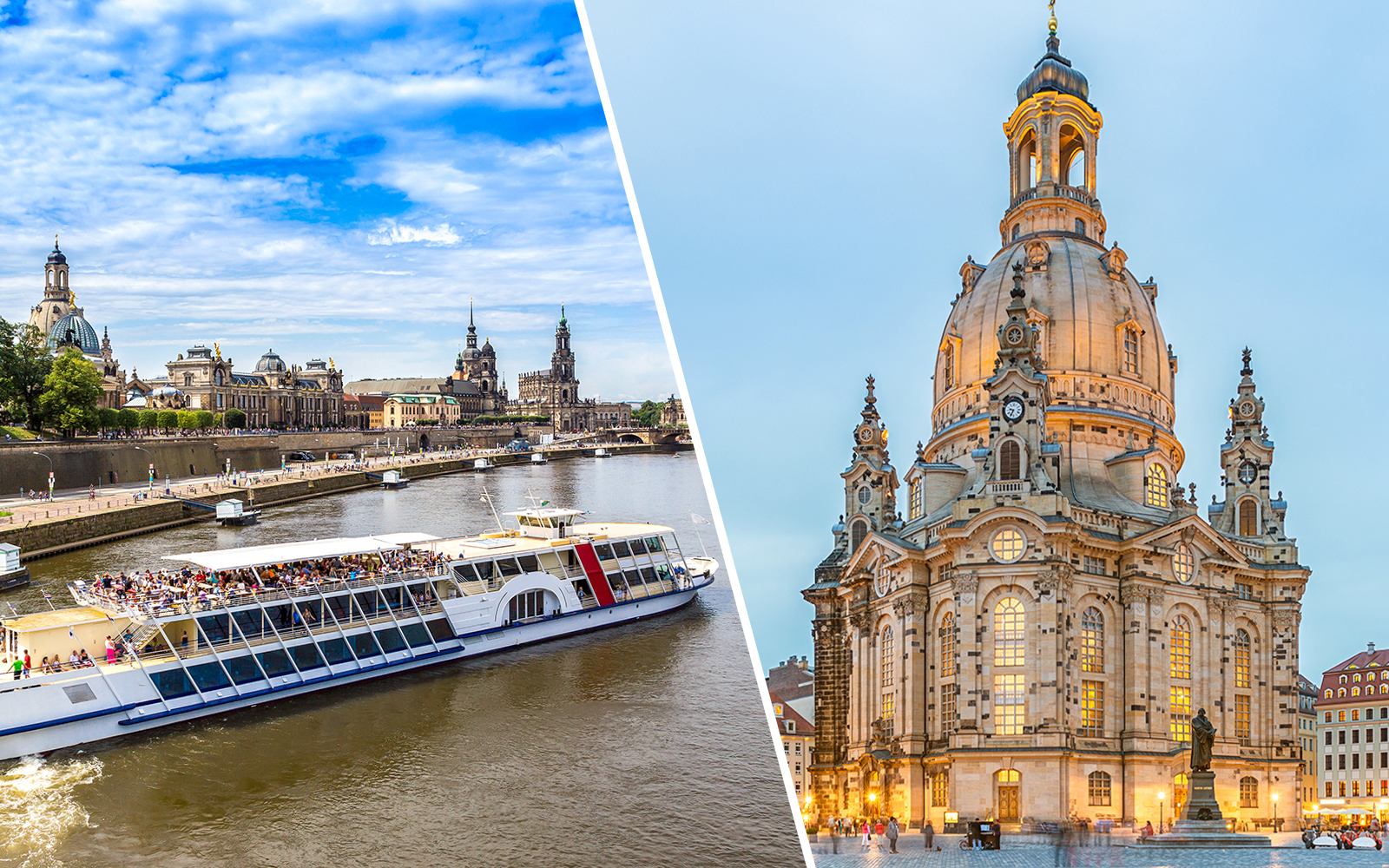 Combo (Save 5%): Elbe River Sightseeing Cruise + Guided Gallery Tour of Frauenkirche