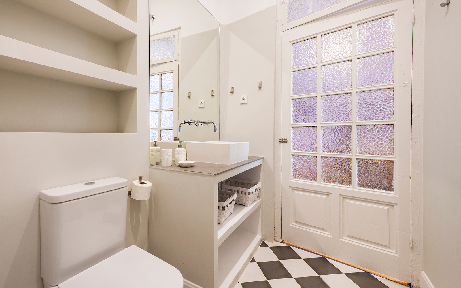 Washroom in a club in Ibiza