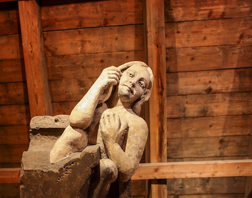 Prague Castle Powder Tower with Gothic architecture in Prague, Czech Republic.