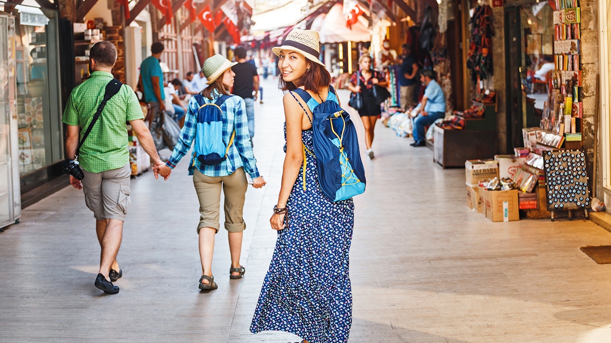 Walking to the Hagia Sophia