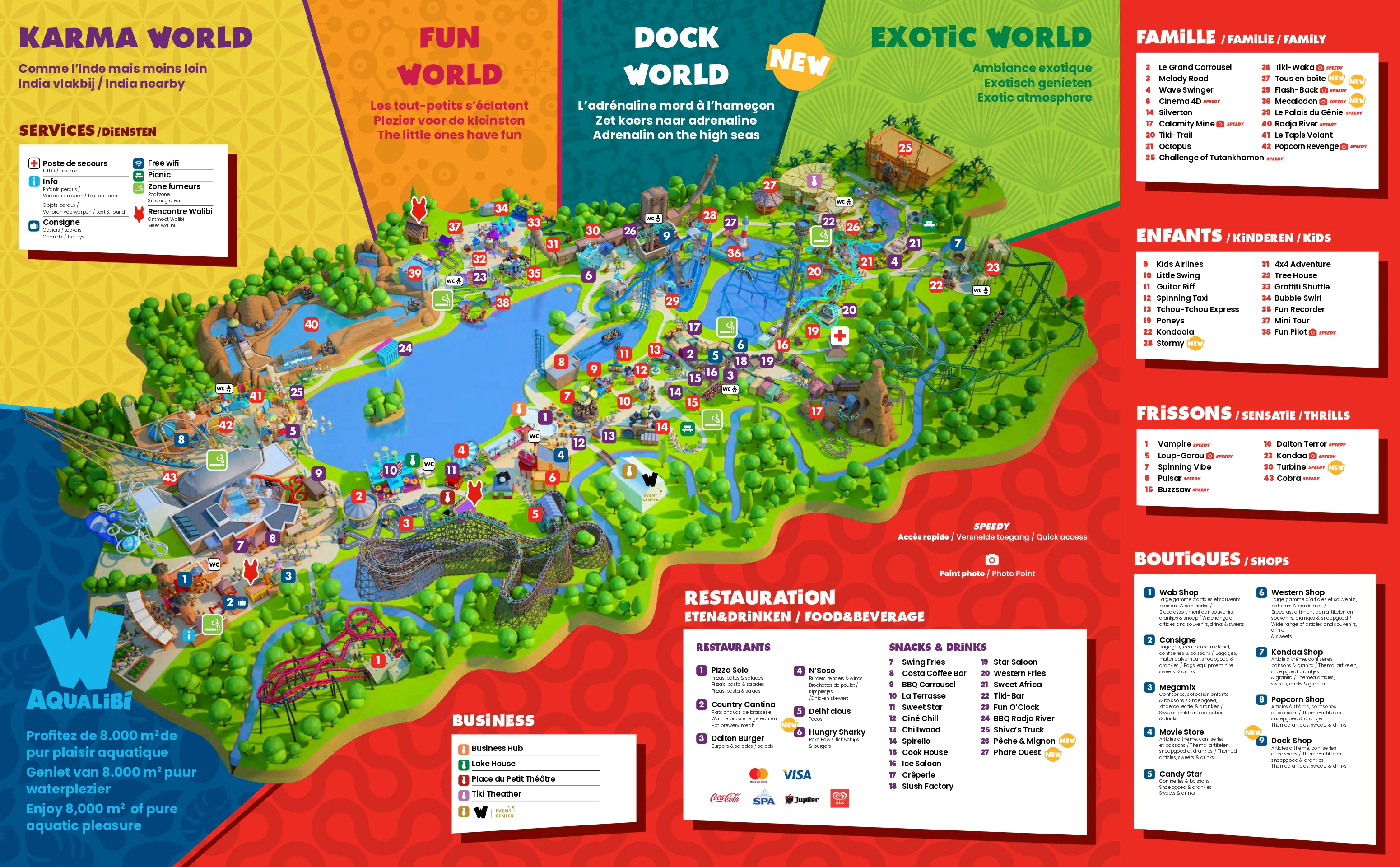 walibi belgium map