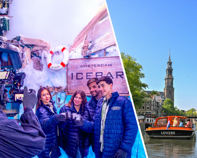 Combo: Icebar Amsterdam + 1-Hour Canal Cruise Tickets