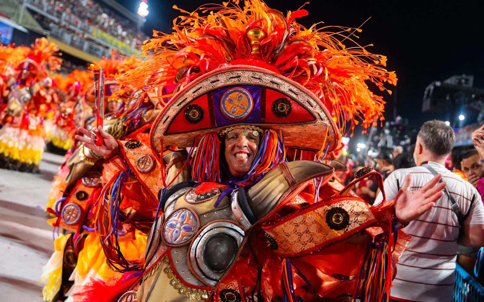 Rio Carnival 2027 Sambadrome Parade Tickets: Grandstand Seating with Round-Trip Transfers (Product 55929)