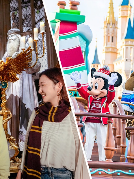 Visitors in the Great Hall at Hogwarts, Warner Bros. Studio Tour Tokyo.