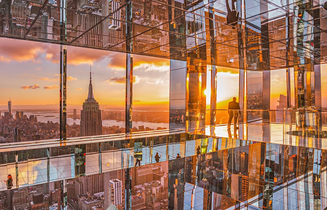Vista de NY do deck de observação - summit one vanderbilt tickets
