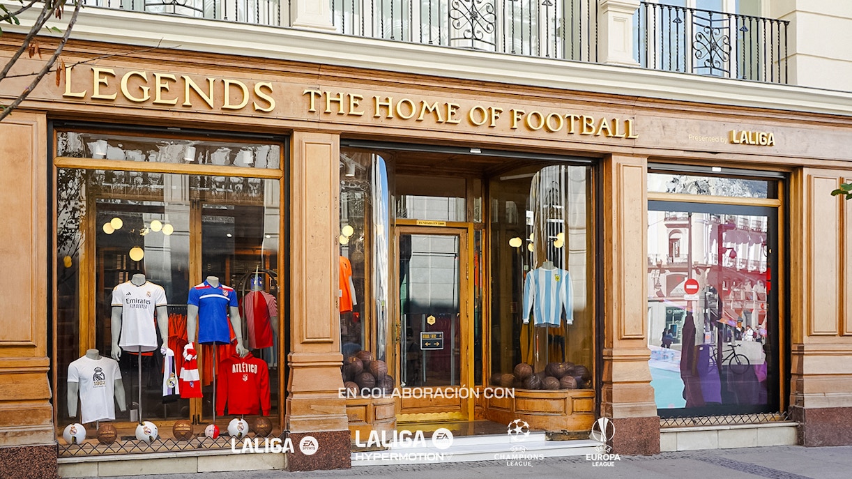 Legends Collection entrance shop exterior view