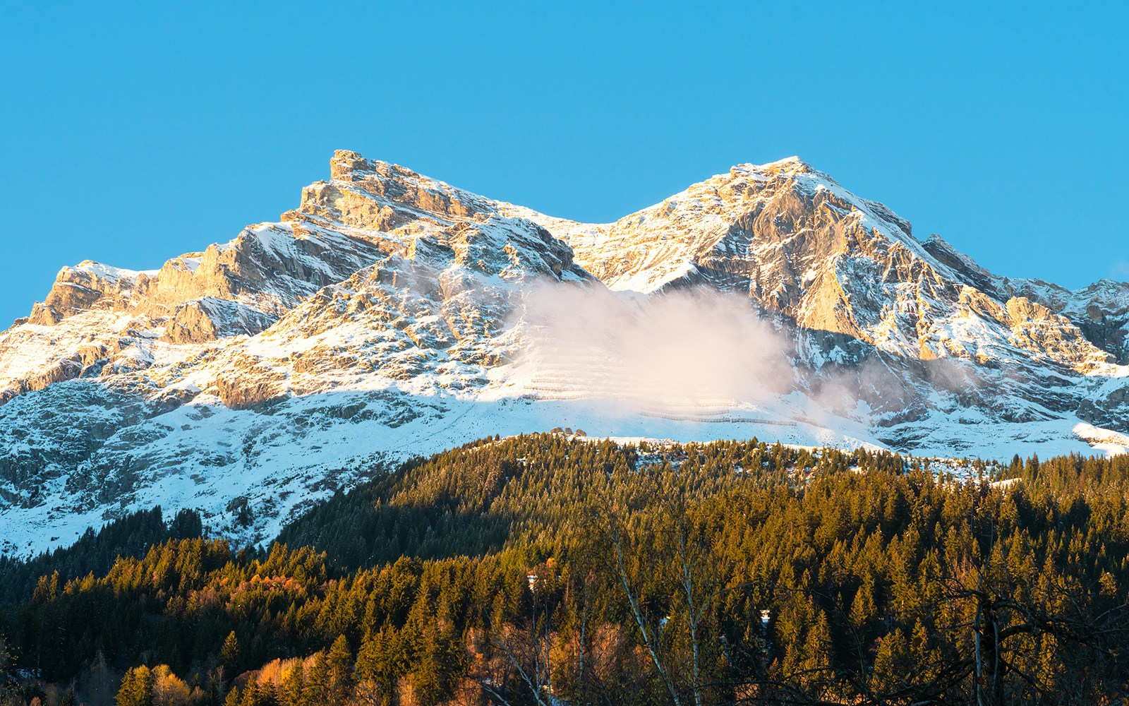 Mountains in autumn - Disentis, Switzerland