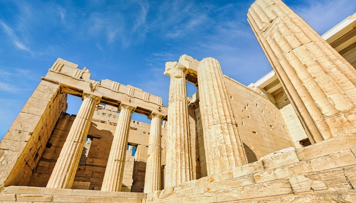 Propylaea in Acropolis Athens