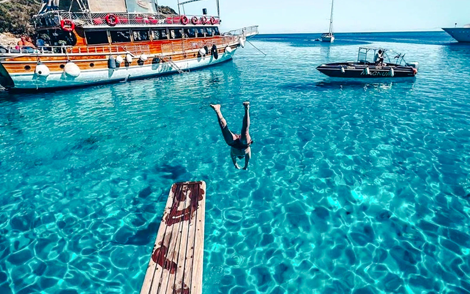 From Bodrum: Orak Island Boat Tour with Lunch and Hotel Transfers