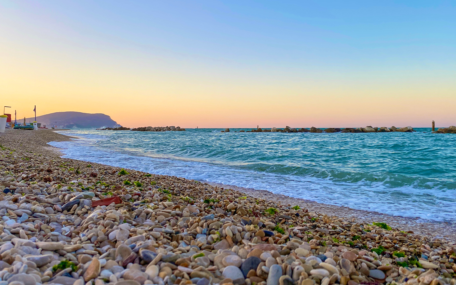 Recanati Beach of pebbles, Giardini Naxos, Sicily