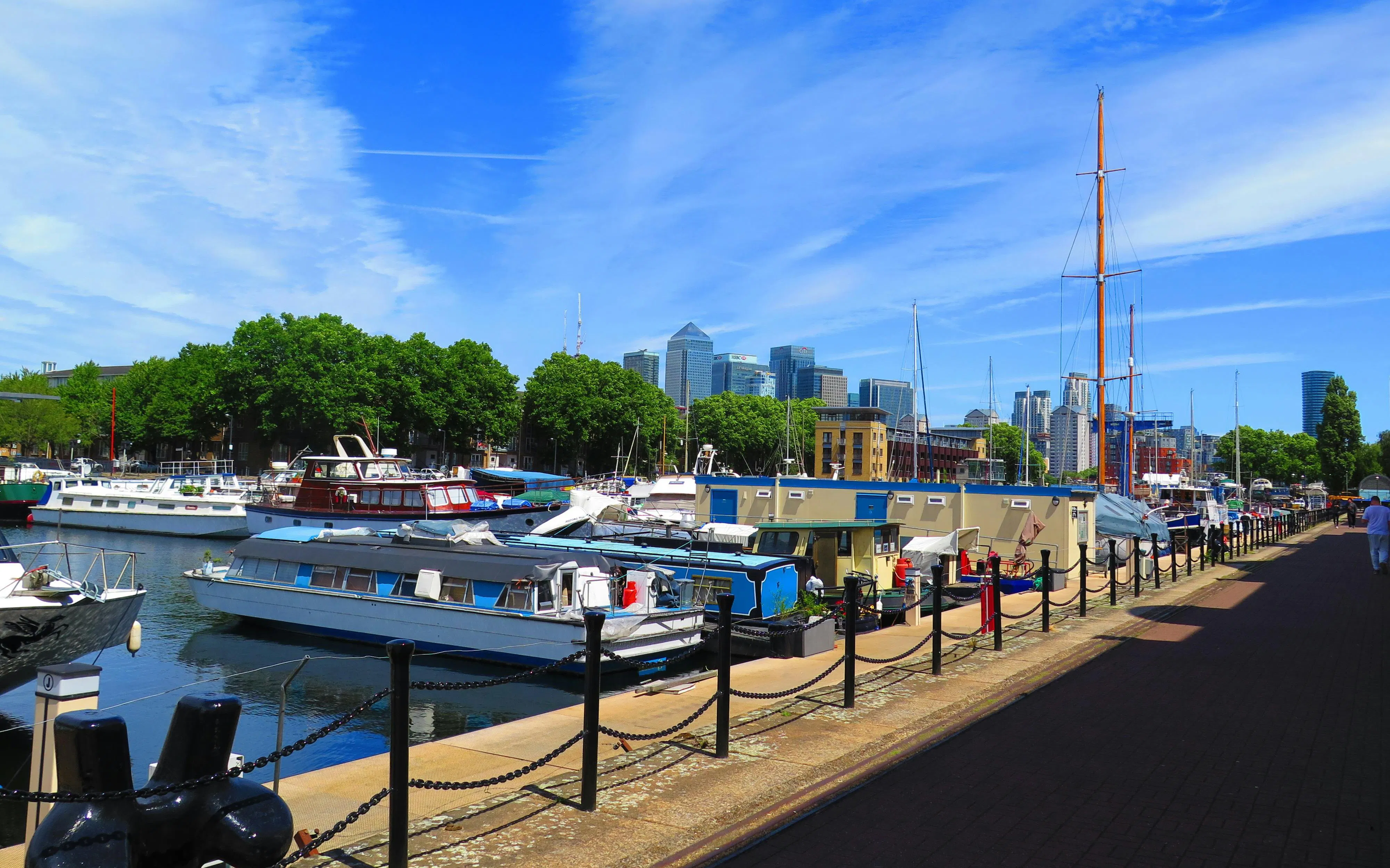 De pier van Greenland (Surrey Quays)