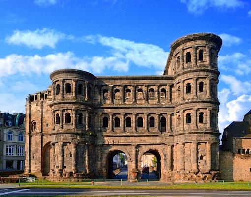 Porta Nigra Near Moselle River