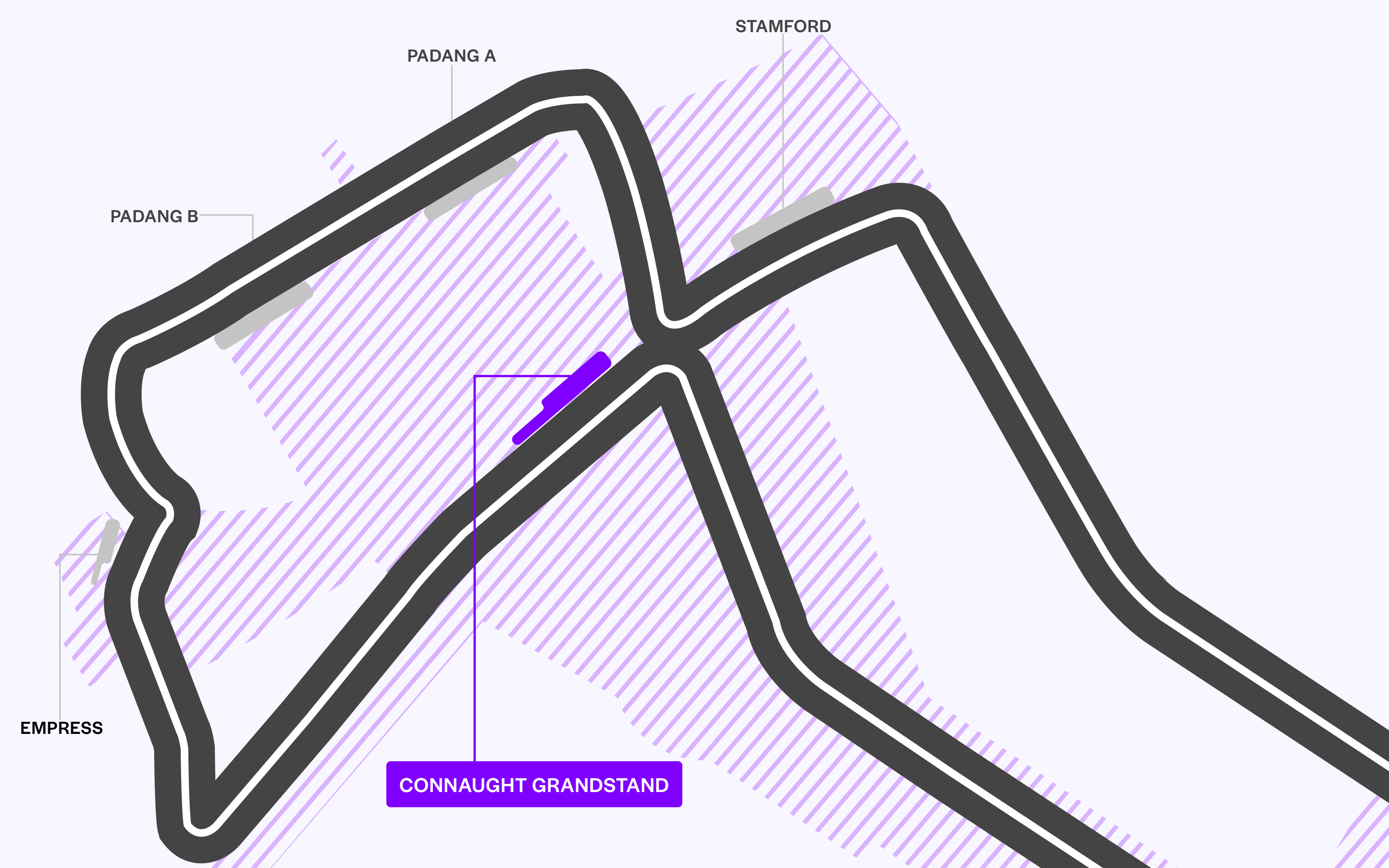 Plano de assentos do Grande Prêmio de Cingapura de Fórmula 1