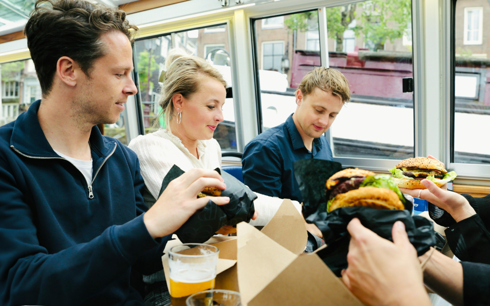 dinner on canal cruise