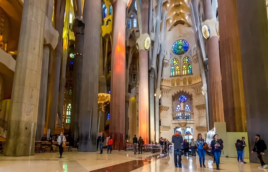 Sagrada Familia's interior