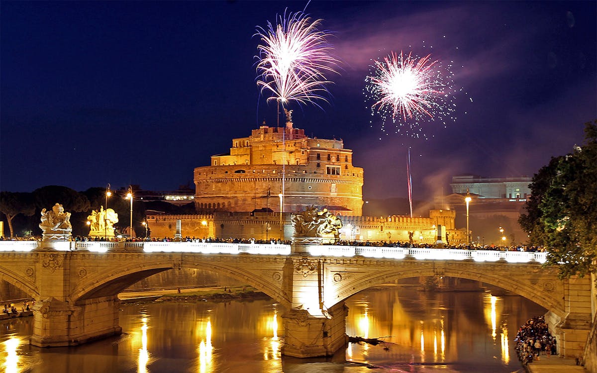 Fireworks over Castel Sant’Angelo