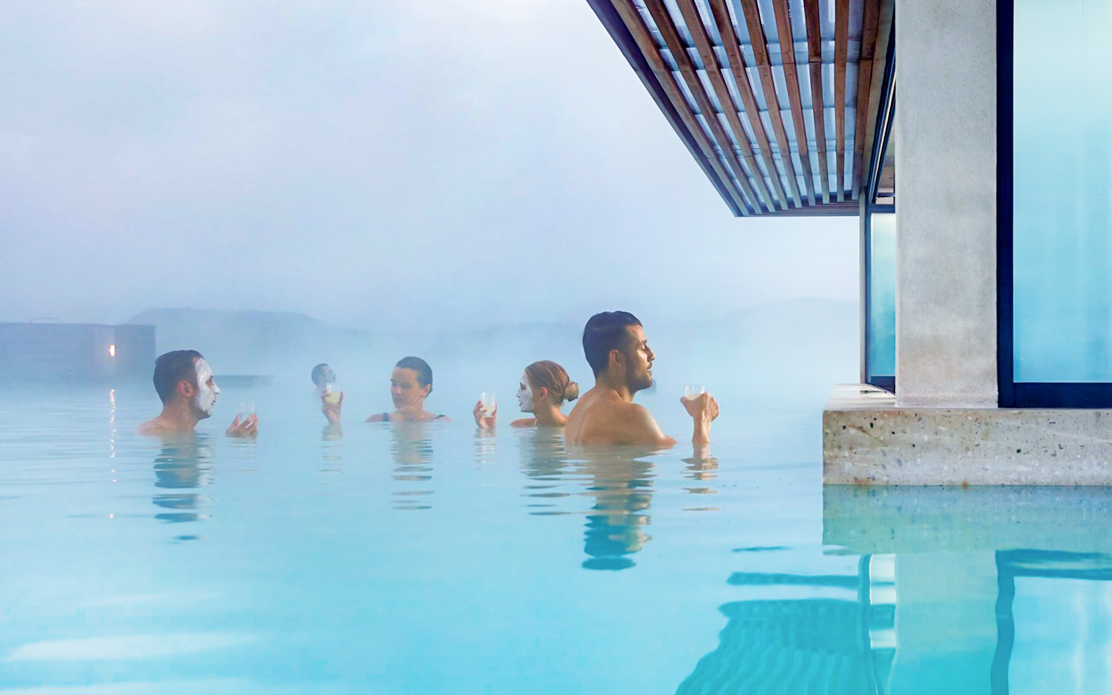 Amenities at the blue lagoon