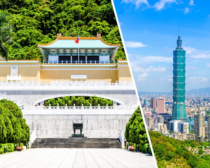 Taiwan Palace Museum Entry with Taipei 101 Observatory Tickets