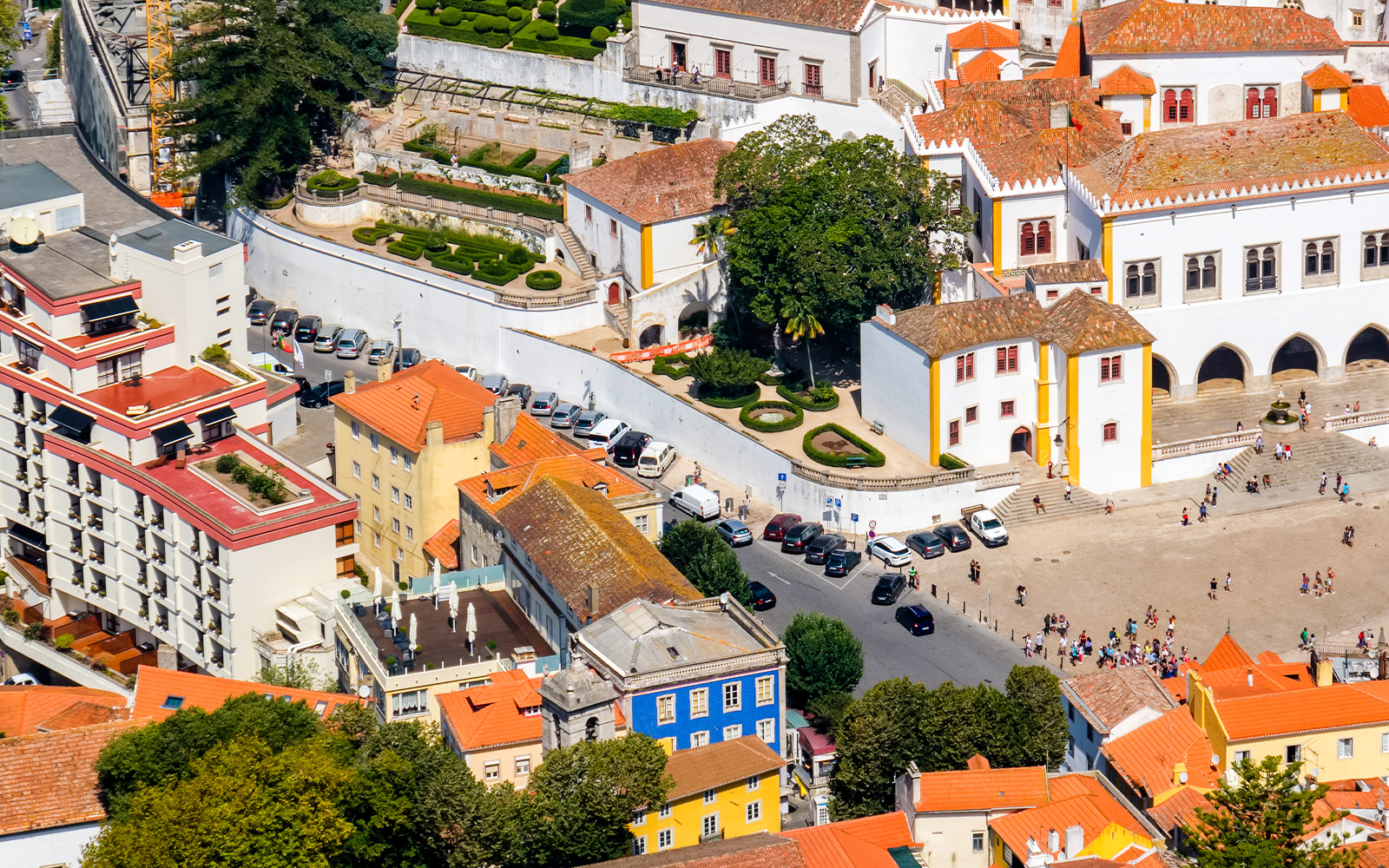 Sintra Palace Car Parking area.