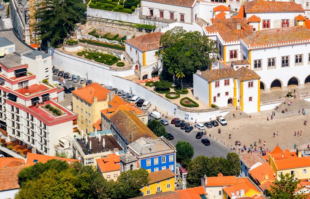 Sintra Palace Car Parking area.