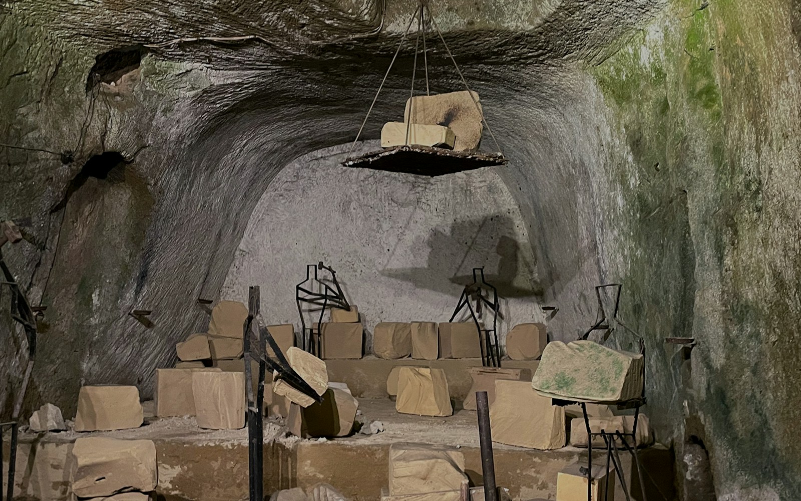 Naples Underground tuff stone quarries.