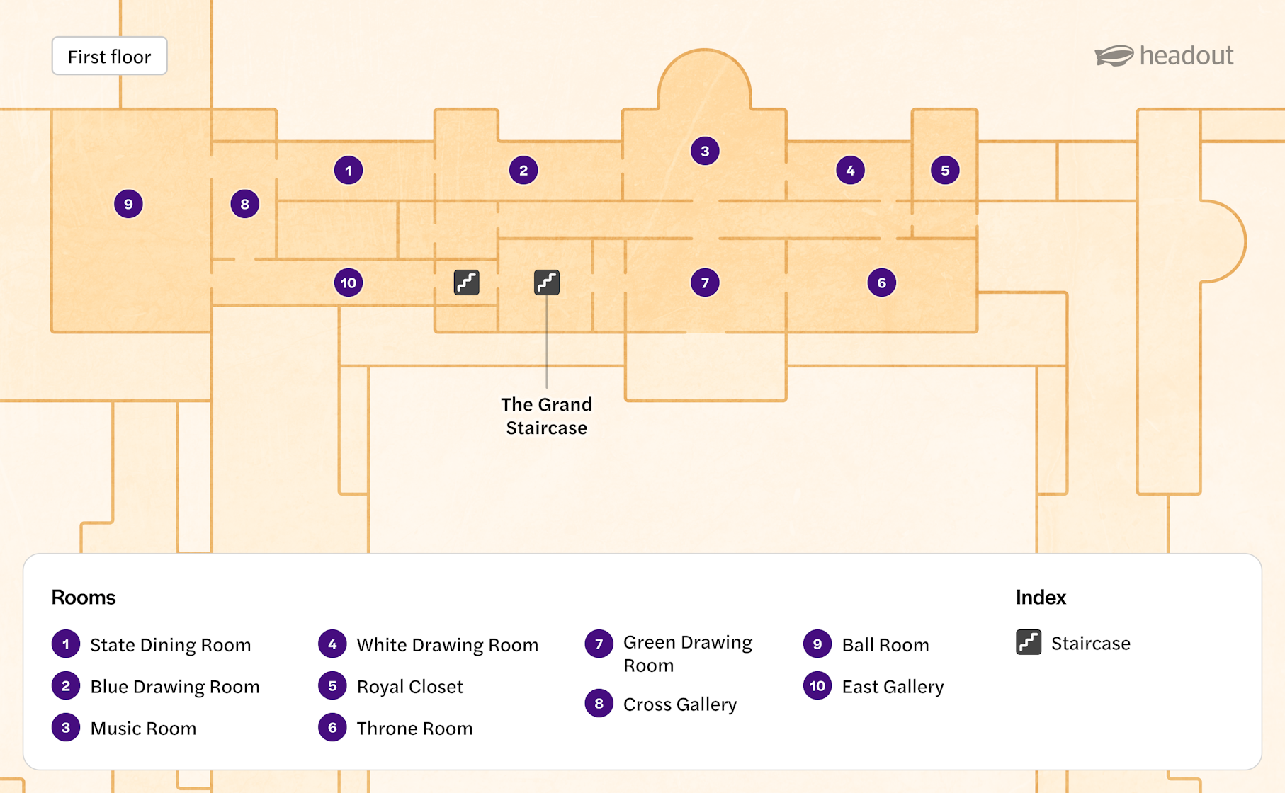 Buckingham Palace floor plan