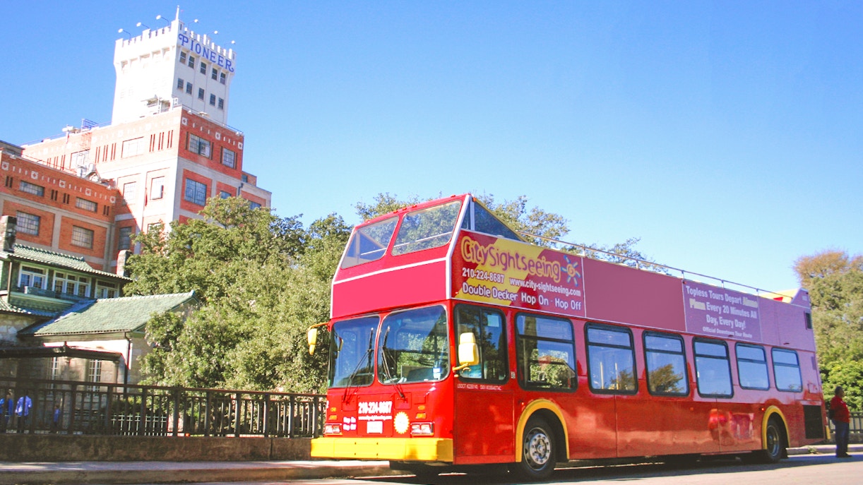 Ônibus hop-on hop-off em San Antonio