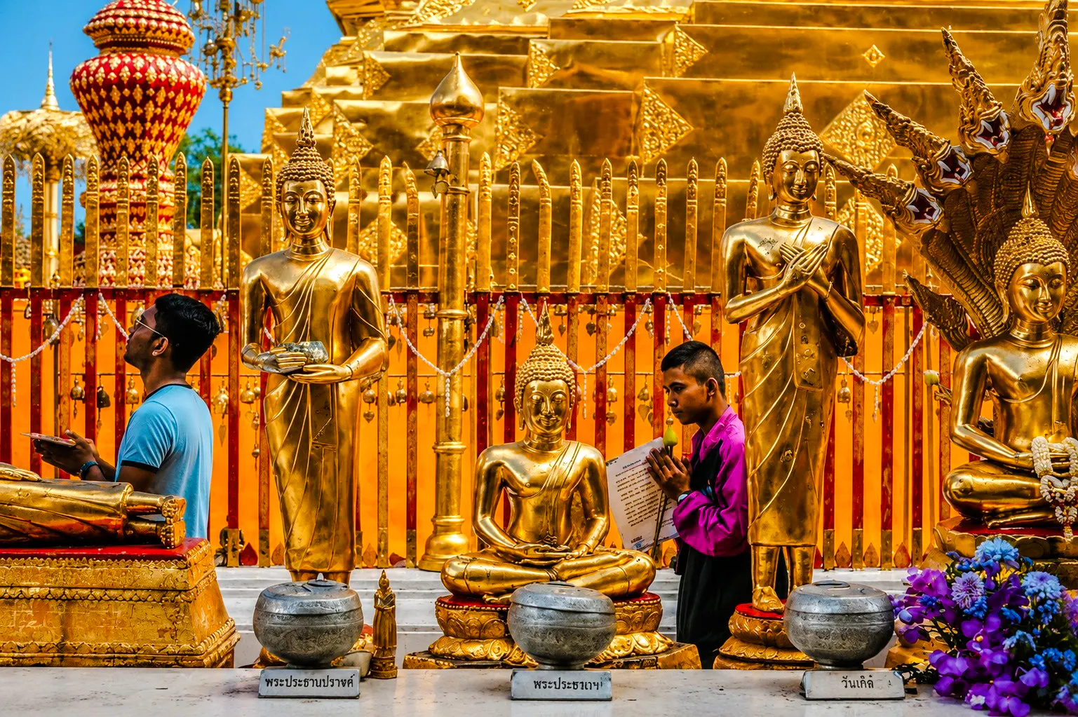 Chiang Mai Doi Suthep Temple and Wat Pha Lat Small-Group Guided Hike on Monk's Trail