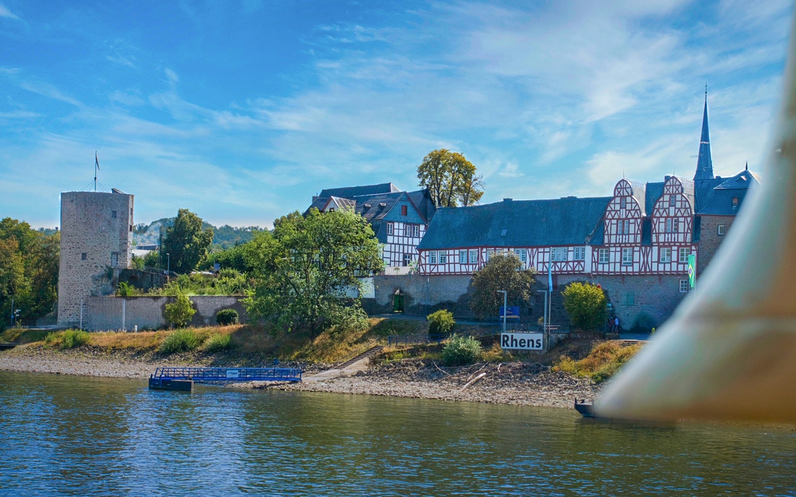 View of Koblenz town during the Sightseeing Cruise